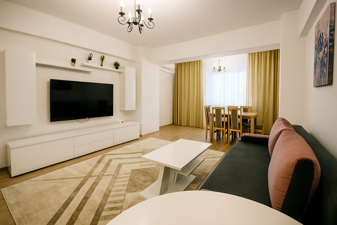 Apartament 3 camere - Vedere frontala spre lac - Mamaia - T. Lung 