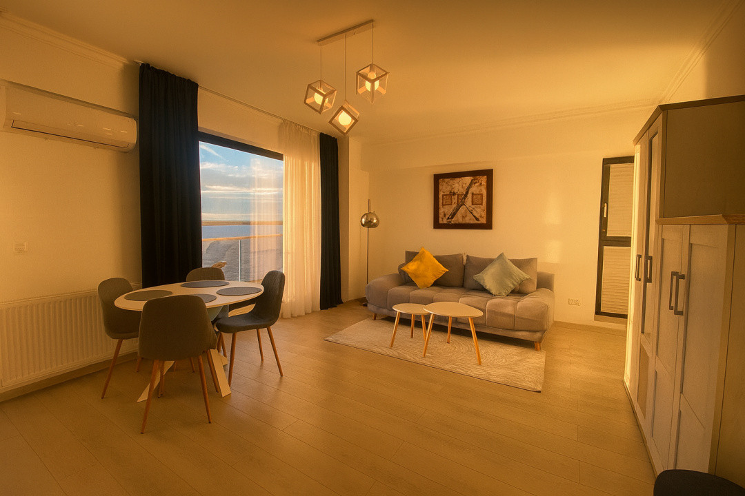 Apartament 3 camere | Solid House Butoaie | Vedere frontală spre lac 