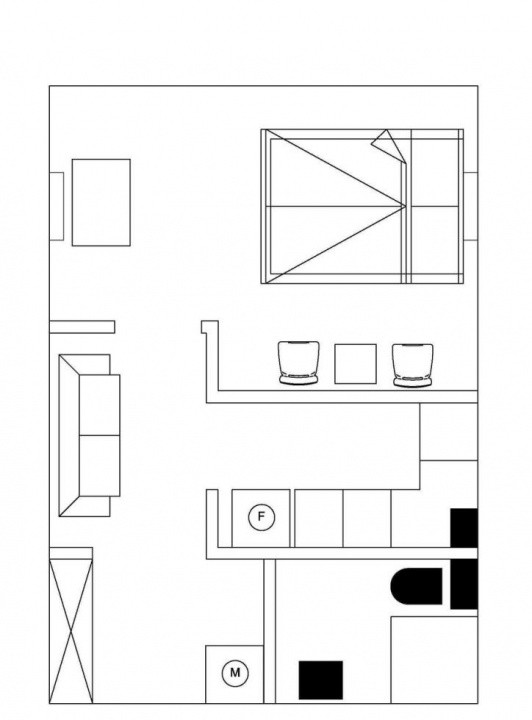 Studio /  27 mp / zona Baba Novac / termen 1-6 luni / AC / Centrală imobil