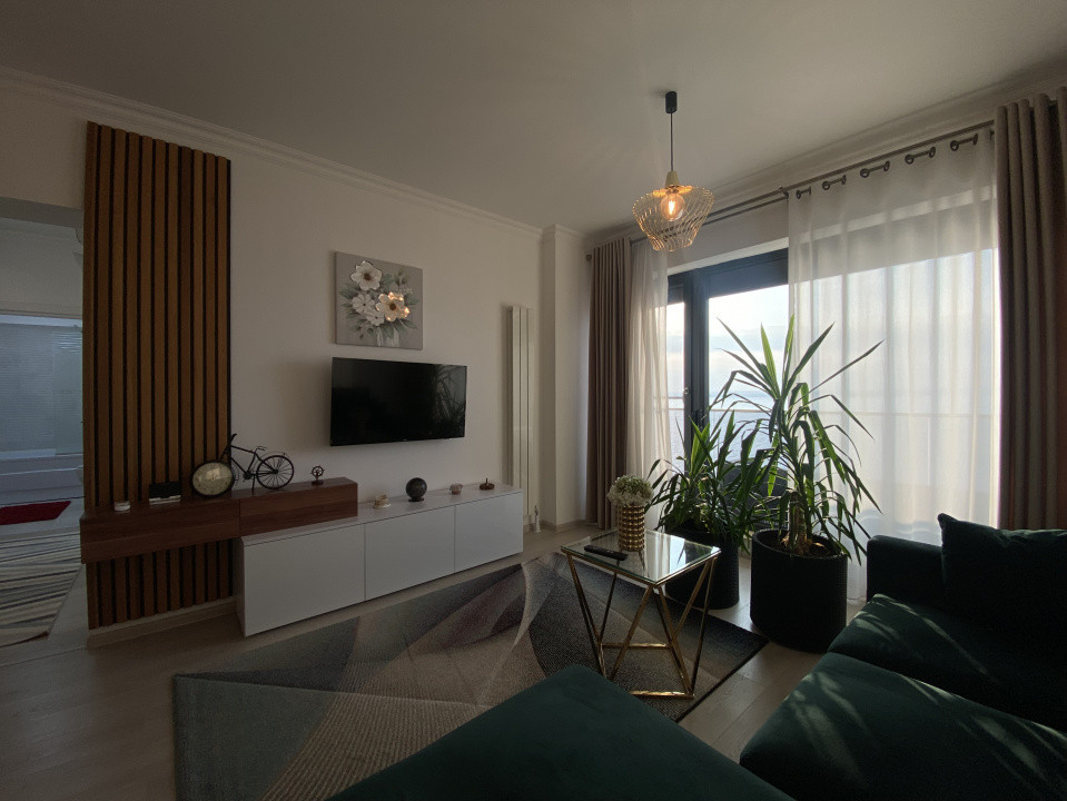 Apartament 2 camere | Solid House Butoaie | Vedere frontală lac 