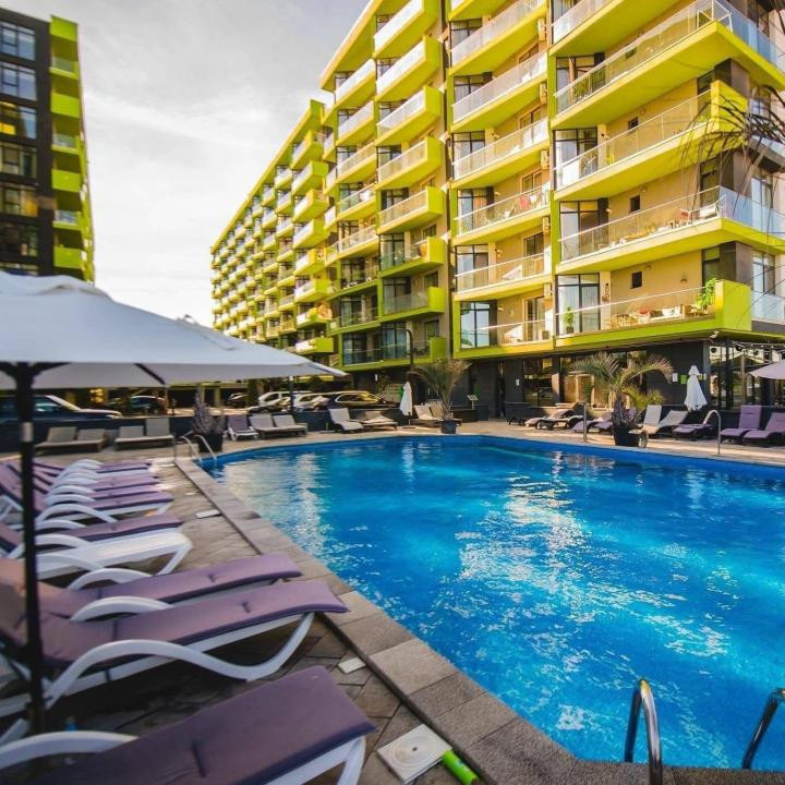 Studio cu vedere la mare si piscina Mamaia Nord