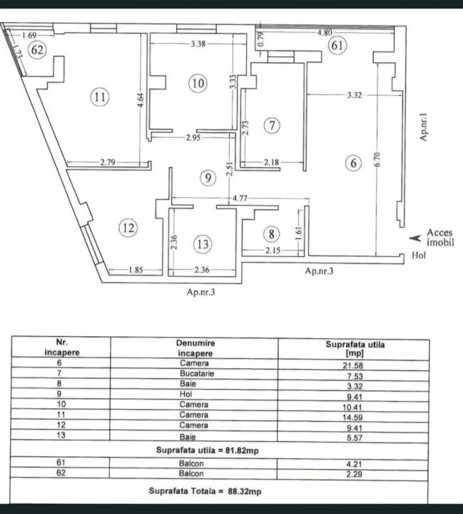 Palazu Mare | 4 camere | 2 bai | Parcare