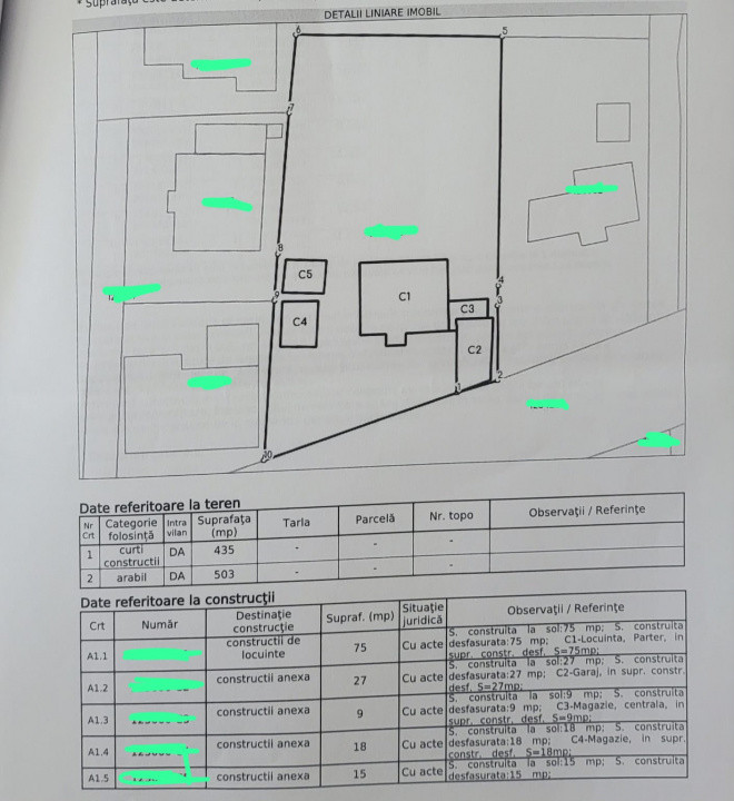 Casă renovată cu teren de 938 mp, garaj și anexă – Valu lui Traian
