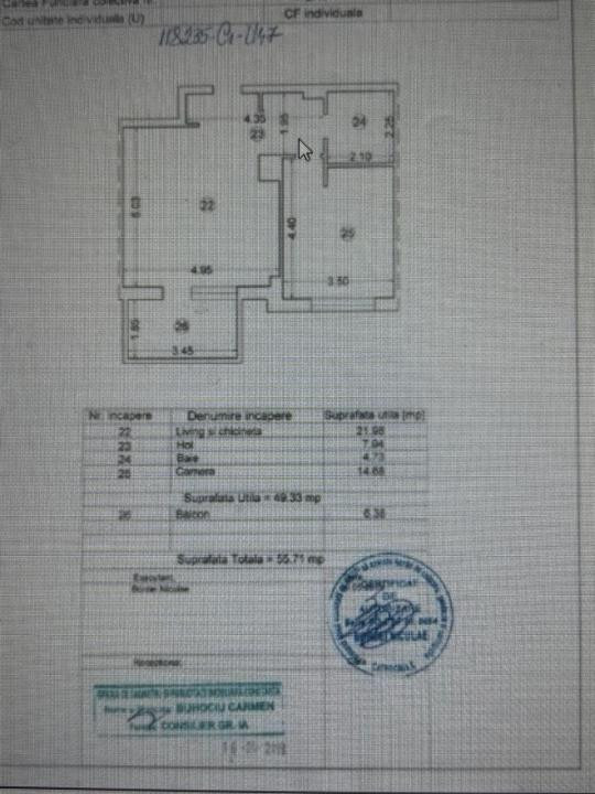Apartament 2 camere | Vedere panoramica spre mare |  Prima linie la plaja