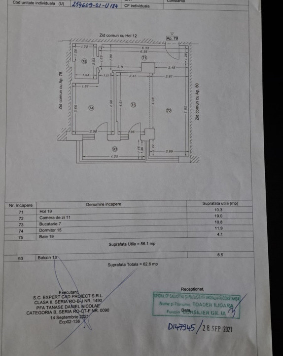 Sigma Residence | 2 camere | Parcare