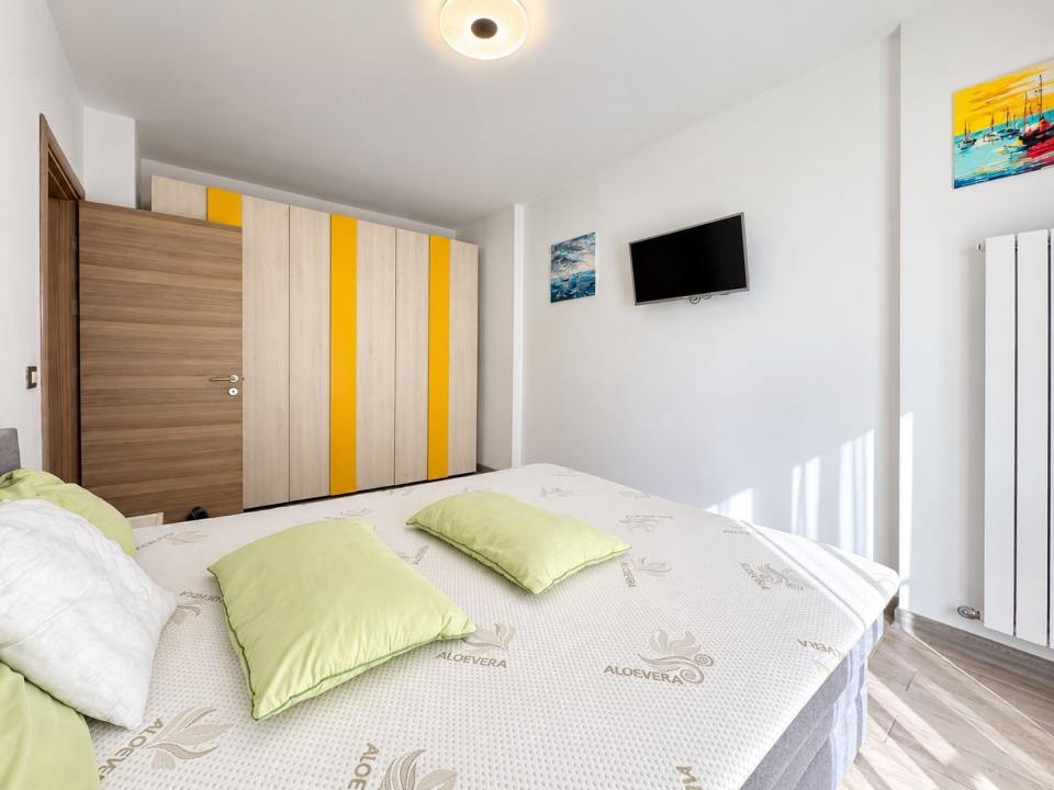 Apartament 2 camere în Alezzi Beach Resort | Parcare  | Vedere laterală la mare 