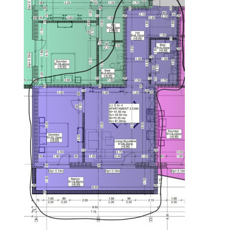 Apartament cu 2 camere în bloc nou, Tomis Nord, in spatele magazinului Dedeman
